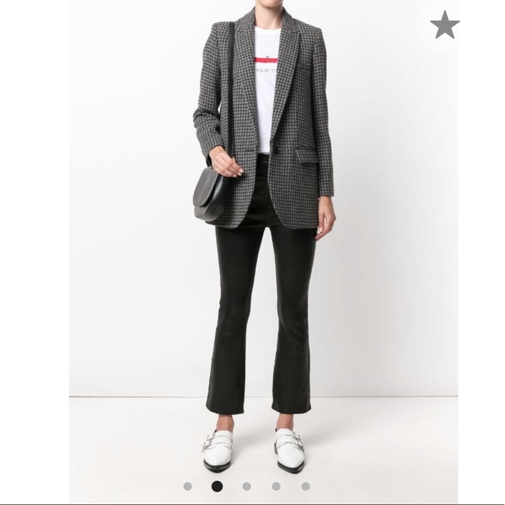 Rag&bone Bella flare leather jeans size 25 NWT - Picture 2 of 6